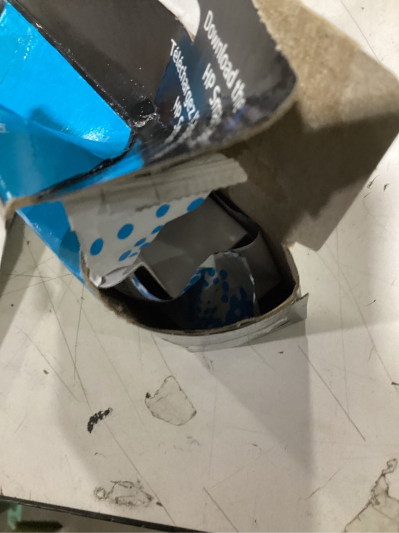 Condition photo showing As Is for hp 65 black ink cartridge | works with hp amp 100 series, hp deskjet 2600, 3700 series, hp envy 5000 series | eligible for instant ink | n9k02an