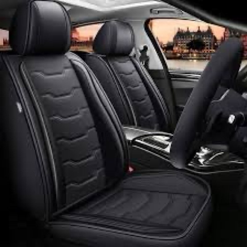 DISUTOGO Car Seat Covers Full Set (Blackline) Made In China
