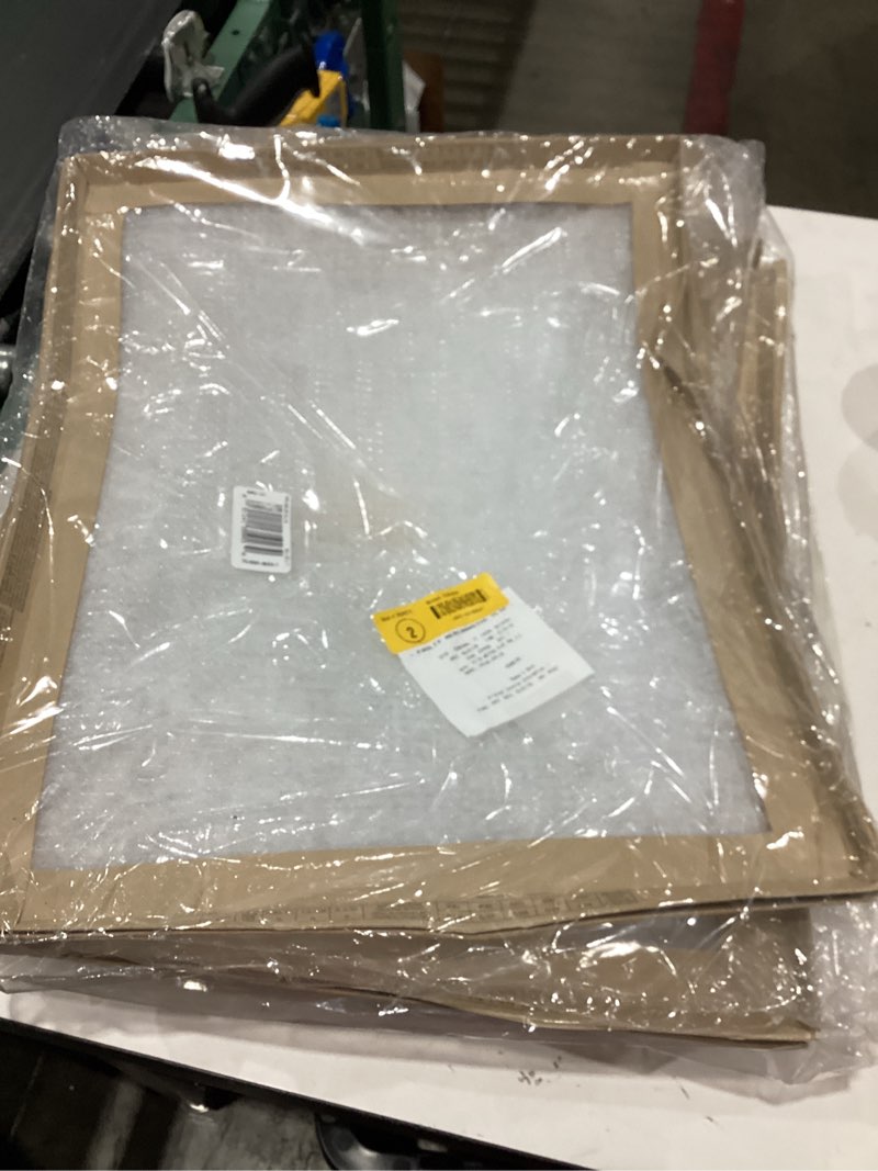 Condition photo showing As Is for filtrete 16-in w x 20-in l x 1-in basic flat 2-pack basic flat air filter