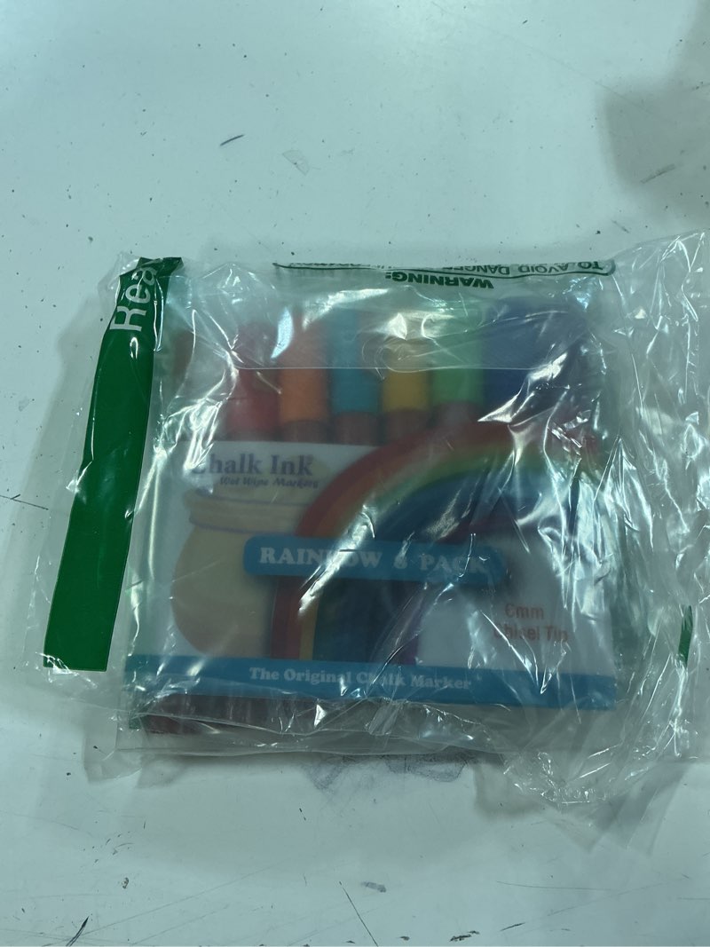 Condition photo showing Good Condition for chalk ink chalk markers - professional chisel tip chalkboard markers - quick dry vibrant colors - we