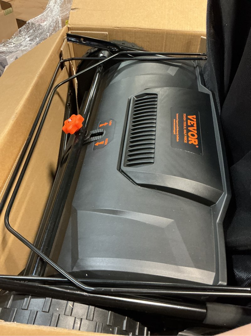 Condition photo showing Good Condition for VEVOR Push Lawn Sweeper, 21inch Leaf & Grass Collector