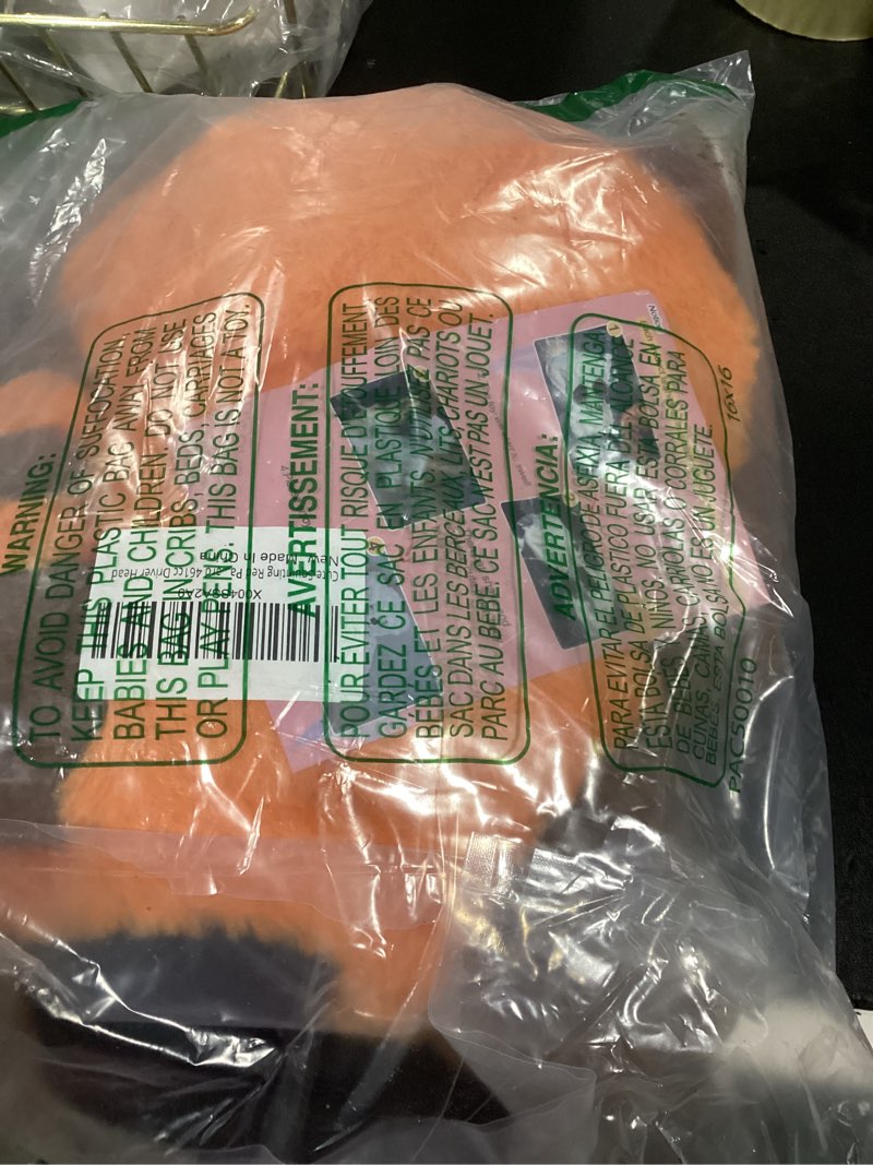 Condition photo showing Good Condition for cute red panda golf headcover, animals plush golf club head covers, small size fits hybird and irons, large size fits standard 460cc driver head large squinting red panda