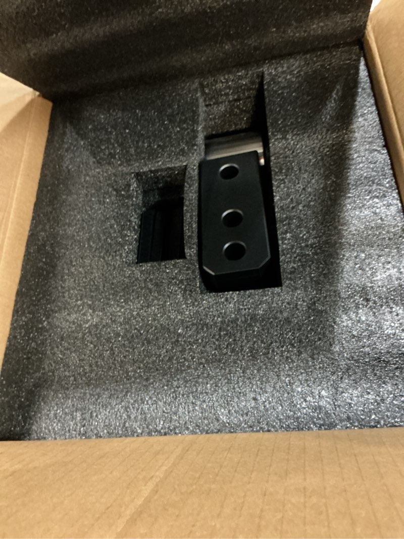 Condition photo showing New/Like New for mikkuppa adjustable trailer hitch - fits 2" receiver, 6" drop/rise heavy duty aluminum tow hitches for truck with dual ball mount 2" x 2-5/16" (12,500 lbs gtw) and anti-theft locking hitch pins 2" receiver - 6" drop