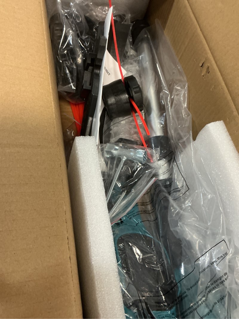 Condition photo showing Good Condition for cordless string trimmer compatible with makita 18v (tool only), mtiolhig 3 in 1 weed eater with brushless motor & battery level display, electric weed wacker/edger trimmer for yard, w/ 18 line, blue