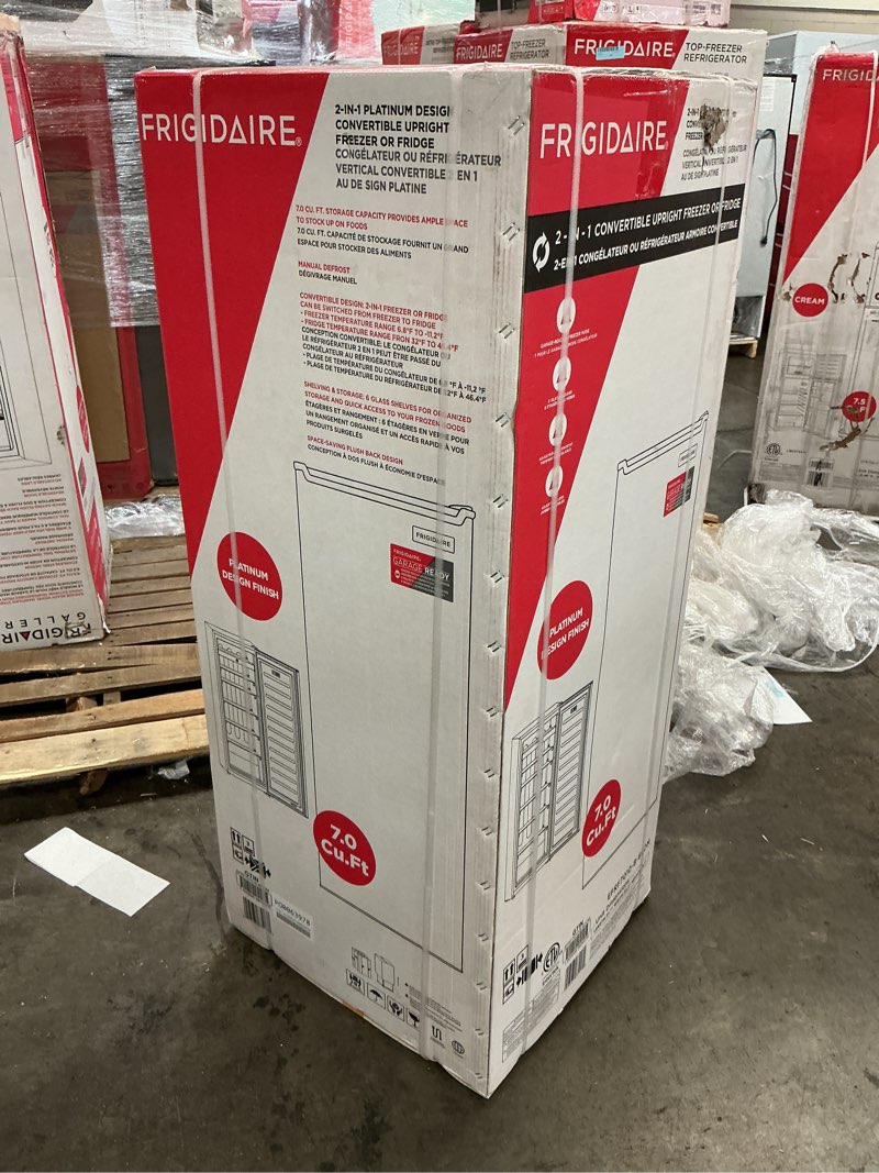 Condition photo showing Good Condition for 7 CU. FT. UPRIGHT VCM CONVERTIBLE FRIDGE/FREEZER