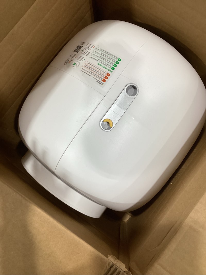 Condition photo showing As Is for PetCove Self Cleaning Automatic Litter Box for Multi cat - XL Capacity/Quiet Operation/Odor Control/Anti-Pinch Safety/Easy App Control with Ultra Fast 5 GHz Wi-Fi - Includes Litter Bag Liners White 3
