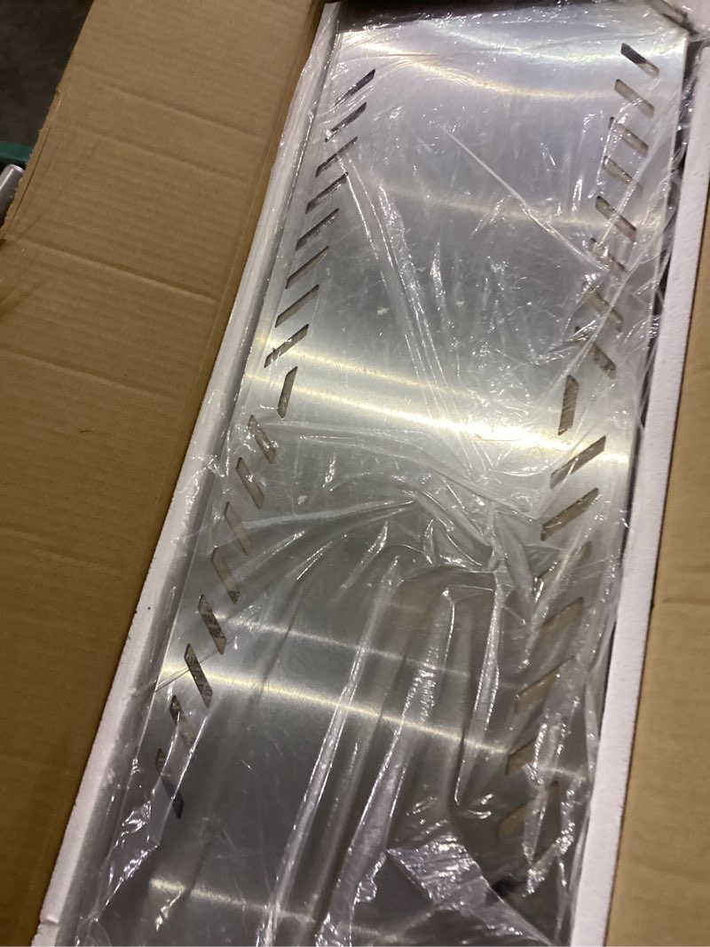 Condition photo showing New/Like New for Uniflasy Fire Pit Surround Table for Solo Stove Yukon– Adjustable 41"/48" Stainless Steel Tabletop with Safety Barrier, Fits Yukon, Bonfire, Ranger, Tiki, Outdoor Table for Smokeless Fire Pit 41" x 41" x 18"