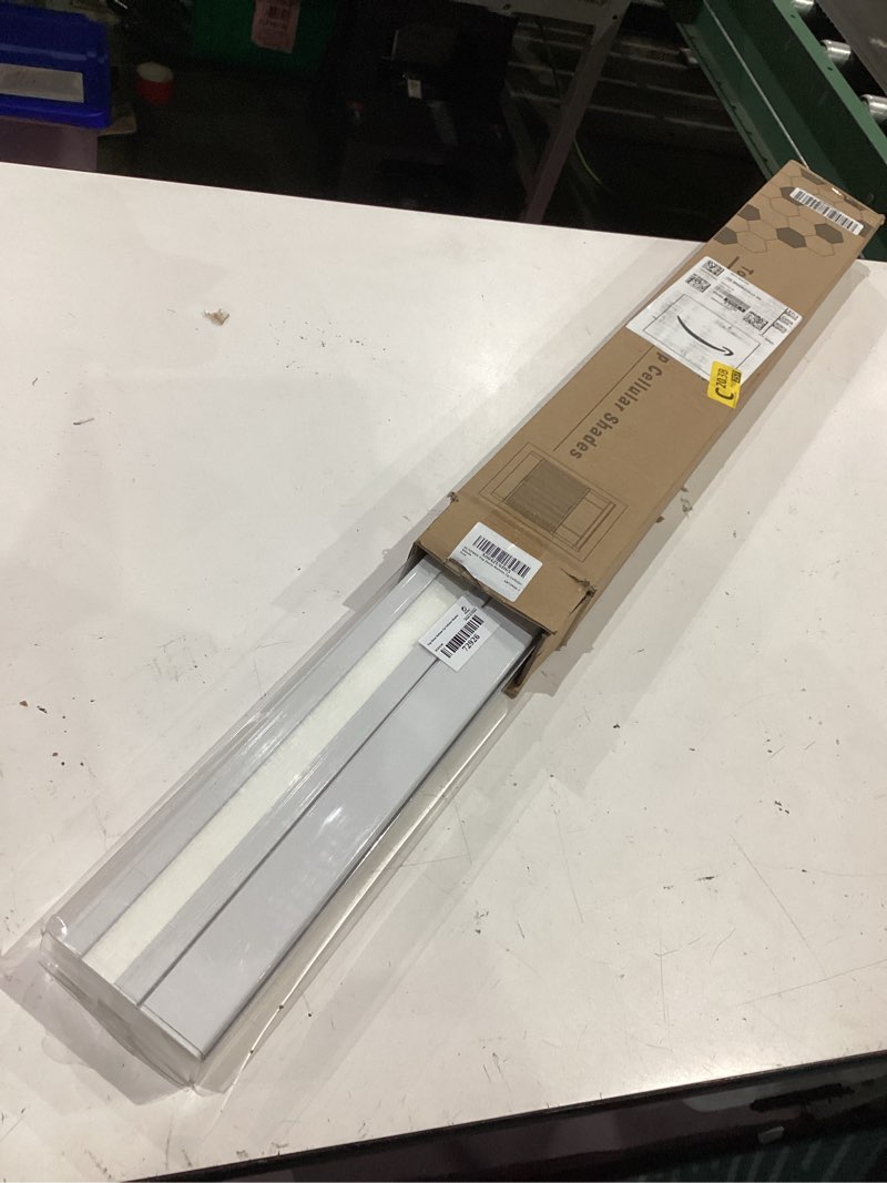 Condition photo showing Good Condition for sunfree top down bottom up cellular blinds,cellular shades blackout, honeycomb window shade for windows, 22" w x 48" h, white(light filtering) light filtering-white 22"w x 48"h