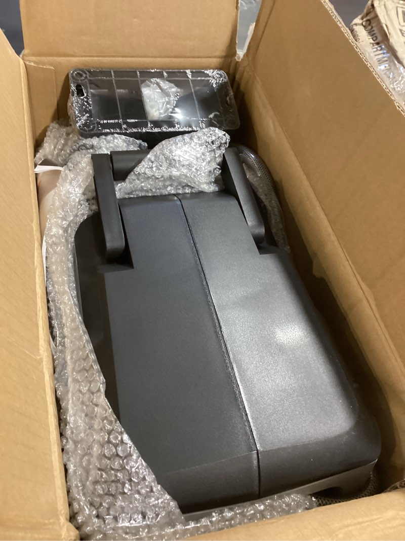 Condition photo showing Good Condition for SUNPOW Retractable Garden Hose Reel - 1/2 inch x 50ft Wall Mounted Hose Reel with 3/4 inch Brass Fitting & 10 Function Sprayer Nozzle - Any Length Lock, Auto Rewind System, 180°Swivel Bracket - Grey 1/2'' 50FT