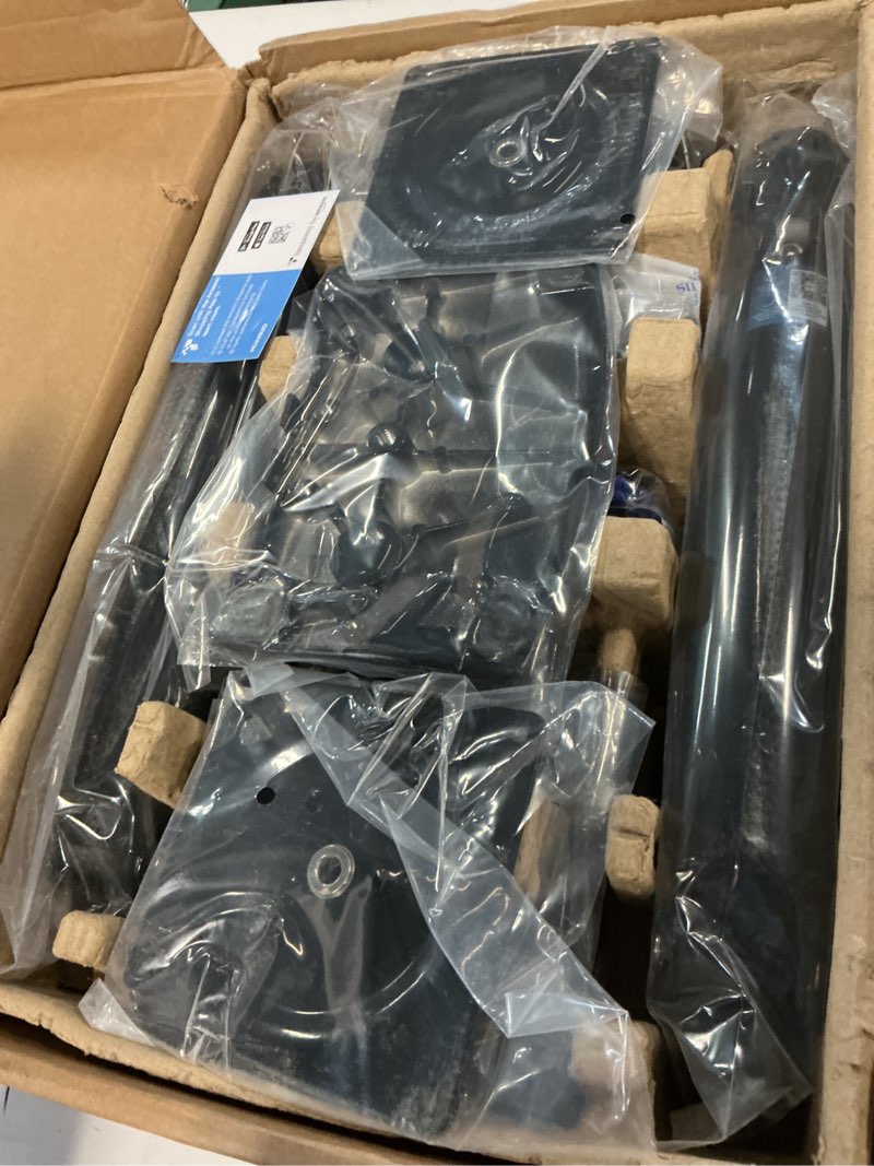 Condition photo showing Good Condition for huanuo nitroglide™ dual monitor stand for 13?–40?, premium dual monitor mount with usb, height adjustable monitor stand for 2 monitors, vesa mount with clamp/grommet base, holds 26.4lbs per arm, hnds7 13-40 inch