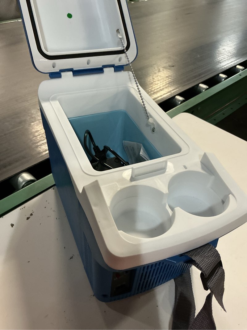 Condition photo showing Good Condition for 8l(8.5qt)electric cooler and warmer, 12v car refrigerator with home ac adapter (100-240v), portable mini fridge for skincare drinks travel camping office dorm - cooling 37°f / heating 149°f