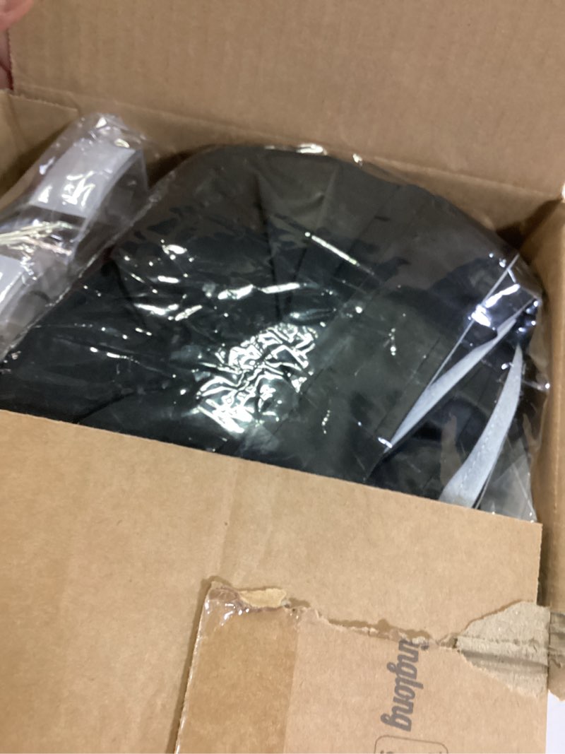 Condition photo showing New/Like New for willinglong 16 ft x 16 inch black stage skirting portable stage skirt cloth shirred pleat cover for wedding platform black 16 ft x 16 inch