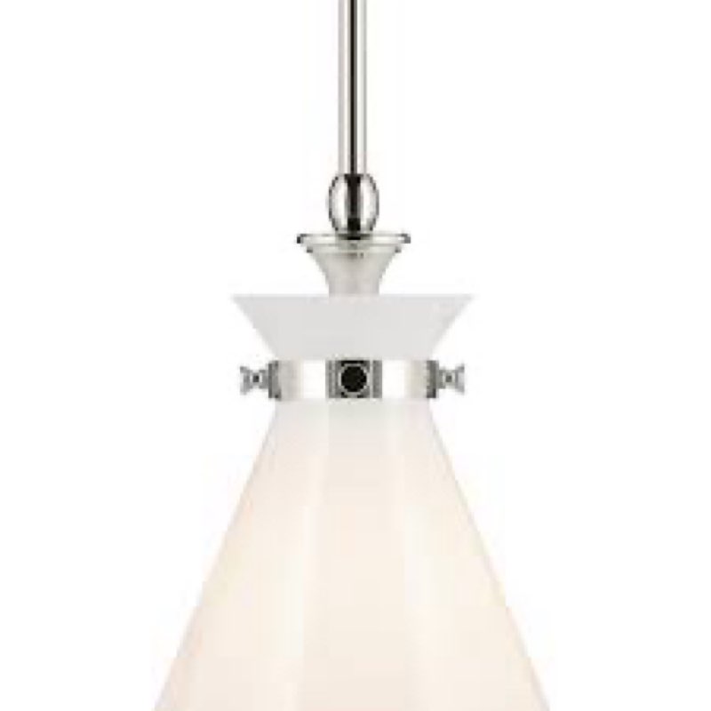 Kichler Laria 1-Light Pendant, Updated Traditional Light, Sloped Ceiling Compatible, for Kitchen wit