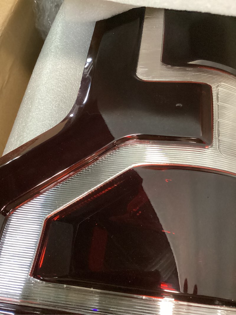 Condition photo showing New/Like New for oklpf rear brake smoked tail light compatible with 2018 2019 2020 ford f150 f-150 replace jl3z13405h,replace smoke black taillight assembly,included bulbs and harness,driver and passenger side 18-20 f150 driver and passenger side (black)