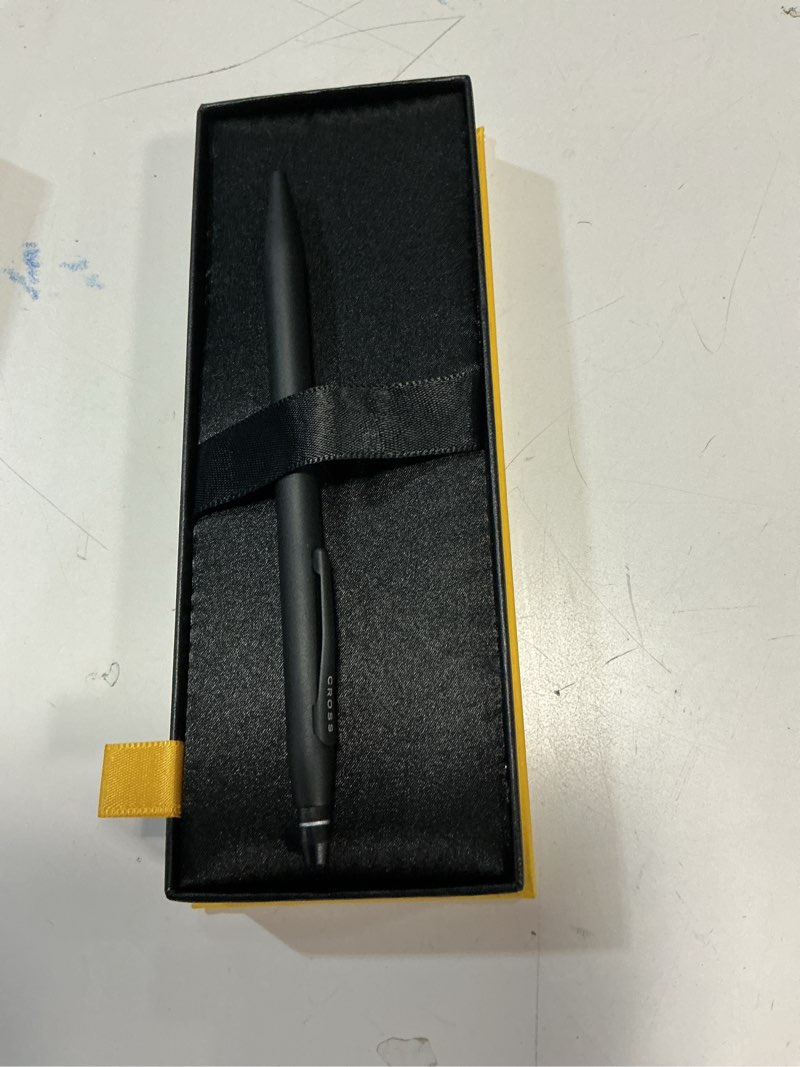 Condition photo showing Good Condition for cross click black with black appointments selectip rollerball pen - high-end writing tool for versatile use - smooth writing & journaling - elegant accessory - long-lasting - black ink