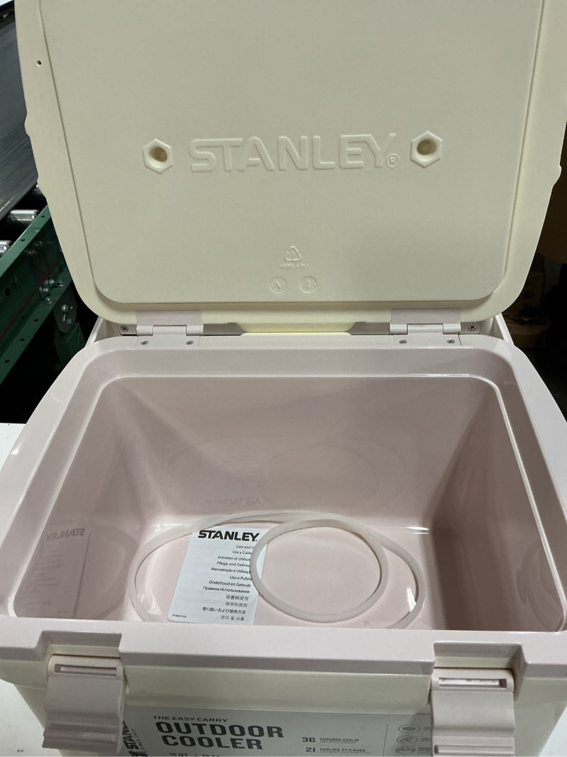 Condition photo showing Good Condition for stanley 16qt plastic easy-carry outdoor cooler - rose quartz