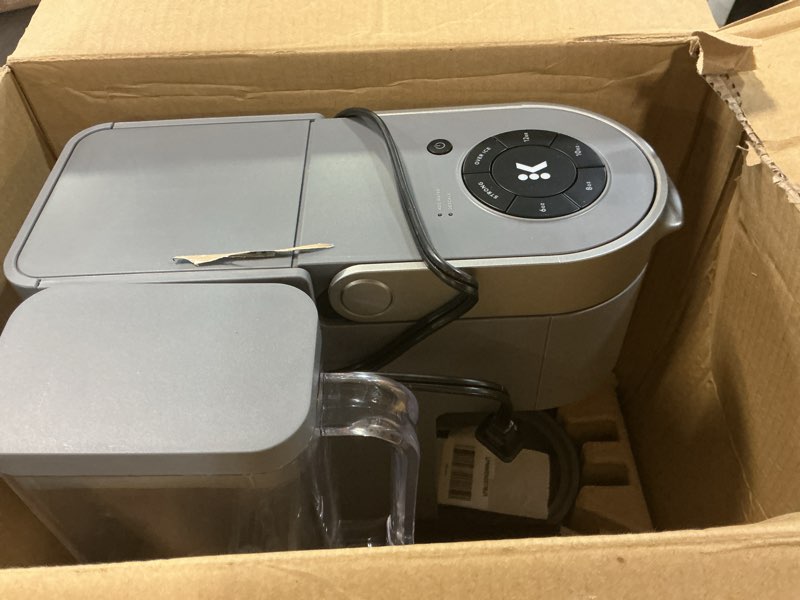 Condition photo showing As Is for Keurig K-Supreme Single Serve K-Cup Pod Coffee Maker, MultiStream Technology, 4 Brew Sizes, 66oz Dual-Position Removable Reservoir, Gray Gray Coffee Maker