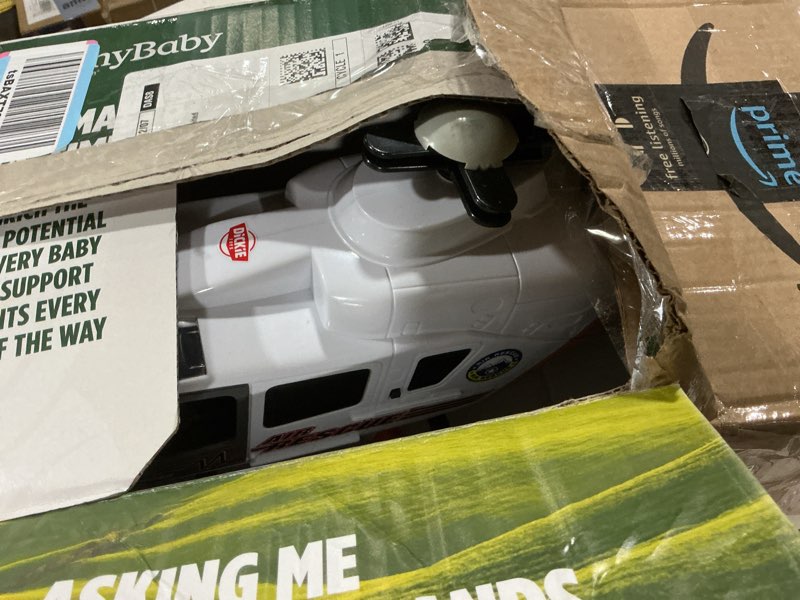 Condition photo showing As Is for DICKIE TOYS Light and Sound SOS Rescue Helicopter with Moving Rotor Blades, 25"