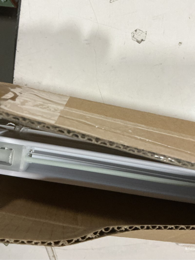 Condition photo showing Good Condition for LazBlinds No Tools No Drill 1" Vinyl Mini Blinds, Cordless Blinds for Windows, Light Filtering Horizontal Window Blinds & Shades, 38" W x 64" H, White Cordless-white 38" W x 64" H