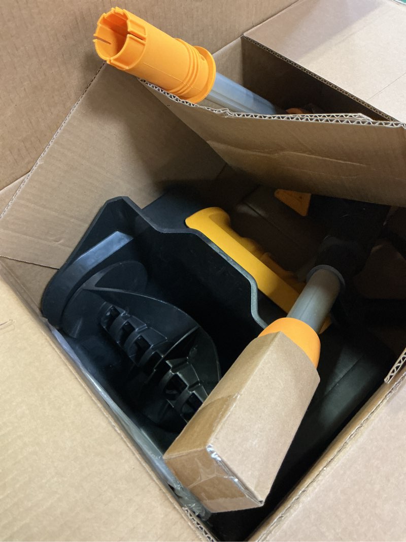 Condition photo showing As Is for Cordless Snow Shovel Compatible with DeWalt 20V MAX Battery (Tool Only), 11" Lightweight Electric Snow Blower with 20FT Max Throw & Adjustable Handle, Snow Thrower for Driveway, Deck, Patio & Steps