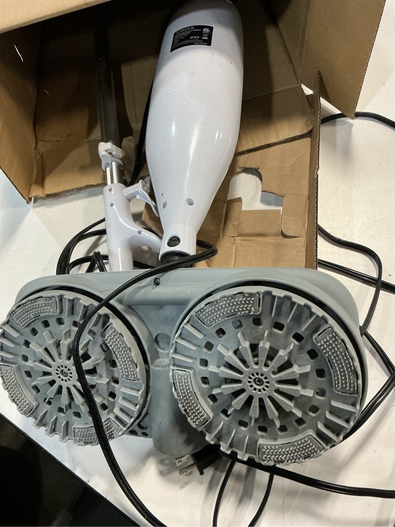 Condition photo showing As Is for bissell® spinwave hard floor expert corded spin mop cleaner with washable mop pads for sealed hard floors, 20393 spinwave corded