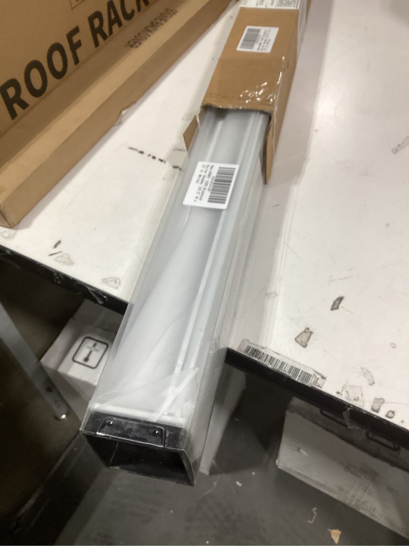 Condition photo showing Good Condition for AOSKY Blackout Roller Shades Cordless Blinds for Windows, Free-Stop Shades with Valance, Thermal Insulated Fabric, UV Protection, Natural Woven Blinds for Home and Office (35.5" W x 72" H, White) White 35.5"W x 72"H
