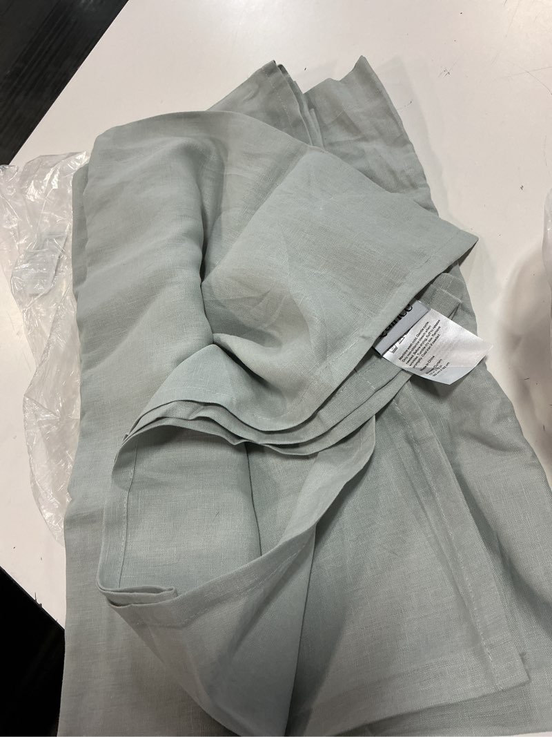 Condition photo showing Good Condition for european linen shower curtain, one size, mist