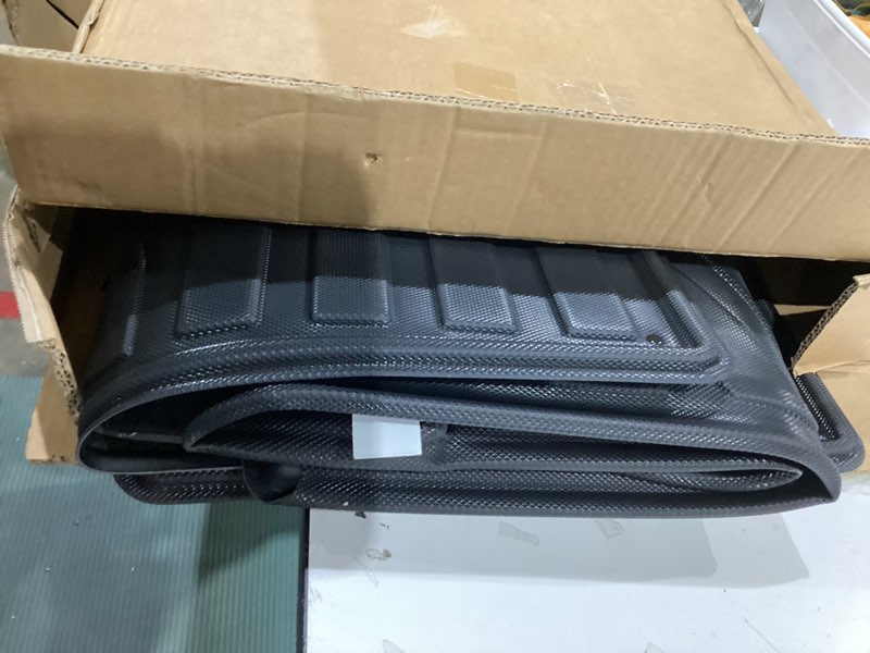 Condition photo showing Good Condition for original 2018-2024 expedition cargo mat & backrest mat for ford expedition (not for max model) - custom fit trunk liner and 3rd row seat back cover all weather car accessories expedition 2018-2024 cargo liner & backrest mat