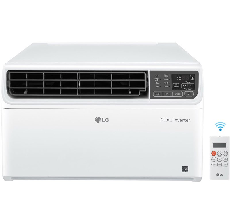 LG 8,500 BTU DUAL INVERTER 115V SMART ELECTRONIC WAC W/REMOTE UPC: 048231607308