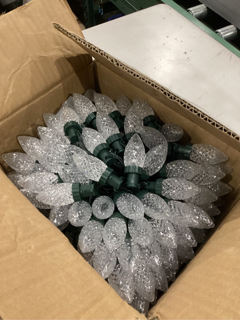 Joomer Christmas String Lights, 129FT 198 LED C9 Color Changing RGB Xmas Tree Lights Remote Control 