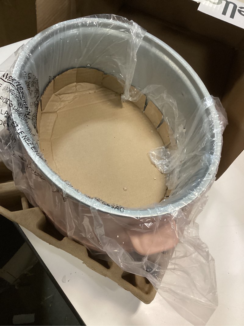 Condition photo showing As Is for ( incomplete) bella 6.0 Qt Programmable Slow Cooker, Ceramic Nonstick Coating, Adjustable Temperature & Cooking Times, Dishwasher Safe Stoneware Pot & Tempered Glass Lid, Tangle Free Cord Wrap, Blossom