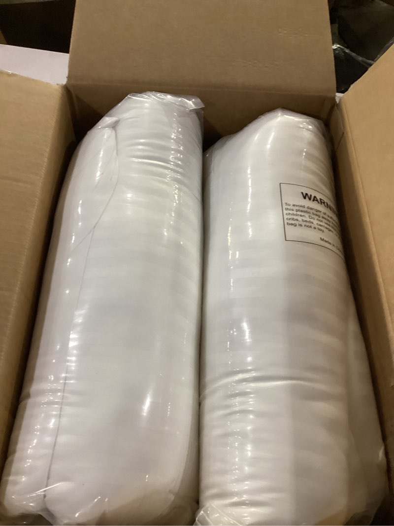 Condition photo showing New/Like New for Beckham Hotel Collection Bed Pillows Standard/Queen Size Set of 2 - Original Soft Down Alternative Pillow for Sleeping - Soft Support for Back, Stomach or Side Sleepers Queen / Standard White