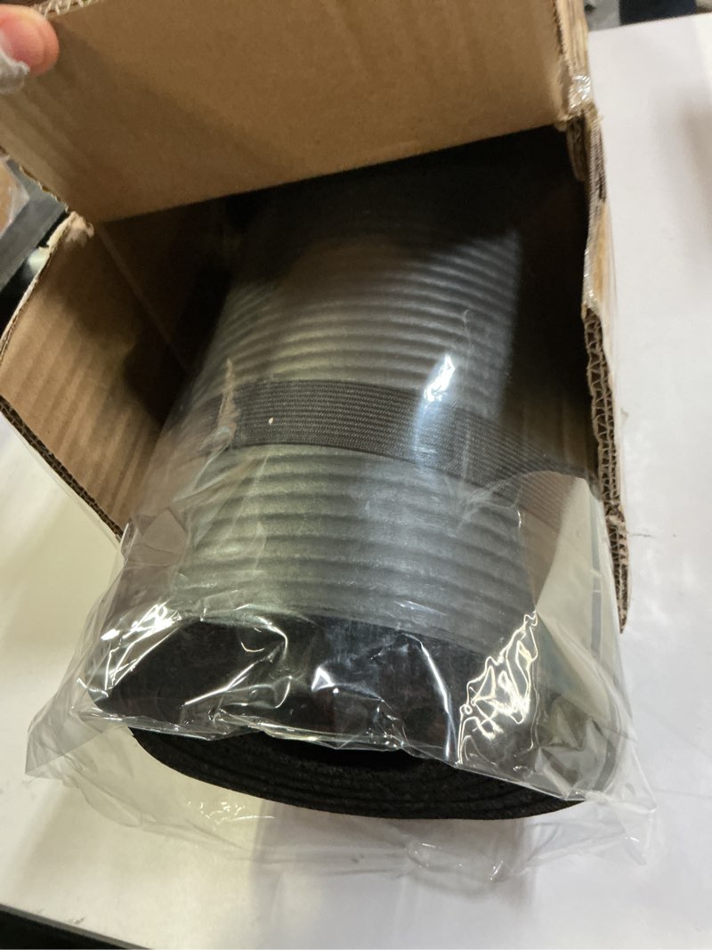 Condition photo showing New/Like New for CAP Barbell 1/2-Inch High Density Exercise Yoga Mat with Strap | Multiple Options Black Yoga Mat