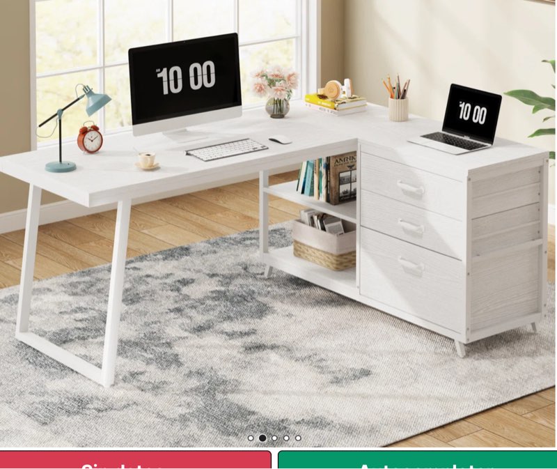 Reversible L-Shape Desk similar 