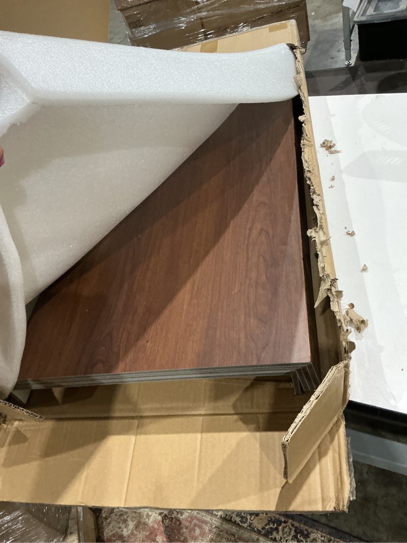 Condition photo showing Good Condition for faux wood covers for wire shelves 36x16 inch 5-pack walnut, eco-friendly for pantry, closet & kitchen, removable & warp-proof 36x16x2in walnut