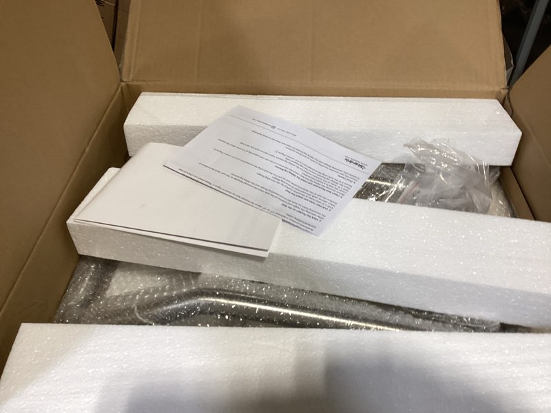 Condition photo showing Good Condition for stardrix 18" x 16" ada compliant phenolic white folding shower seat bench, wall mount foldable bathroom shower chair with stainless steel support, 400 lbs capacity