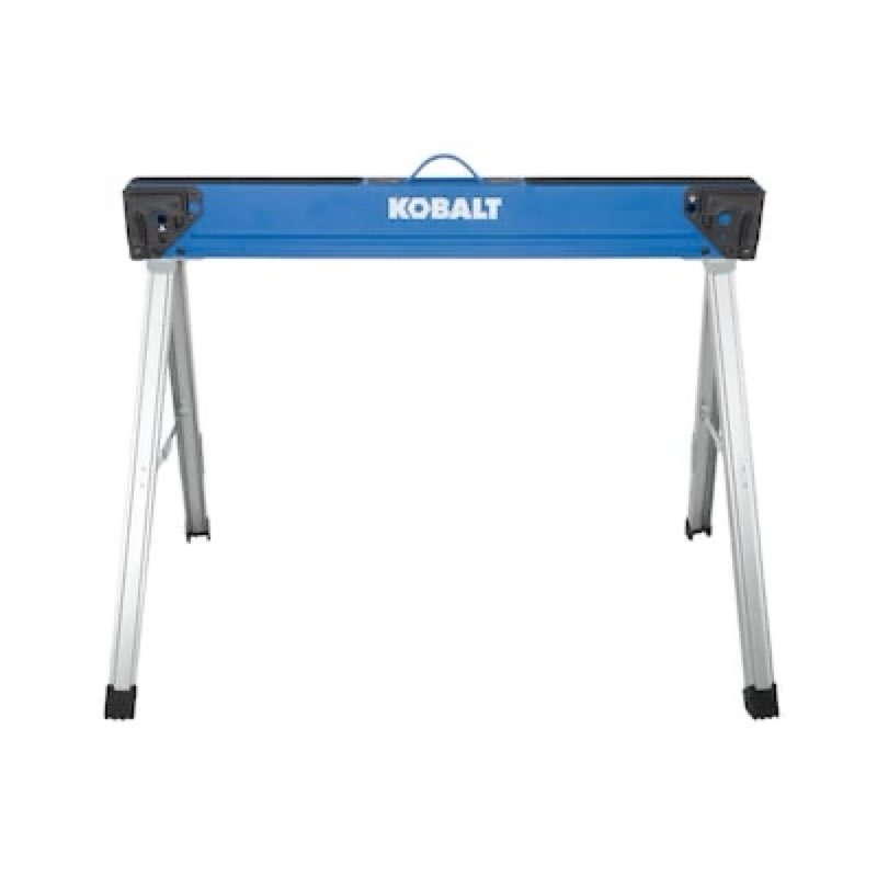 kobalt 43-in w x 30-in h steel saw horse ( 1100-lb capacity)
