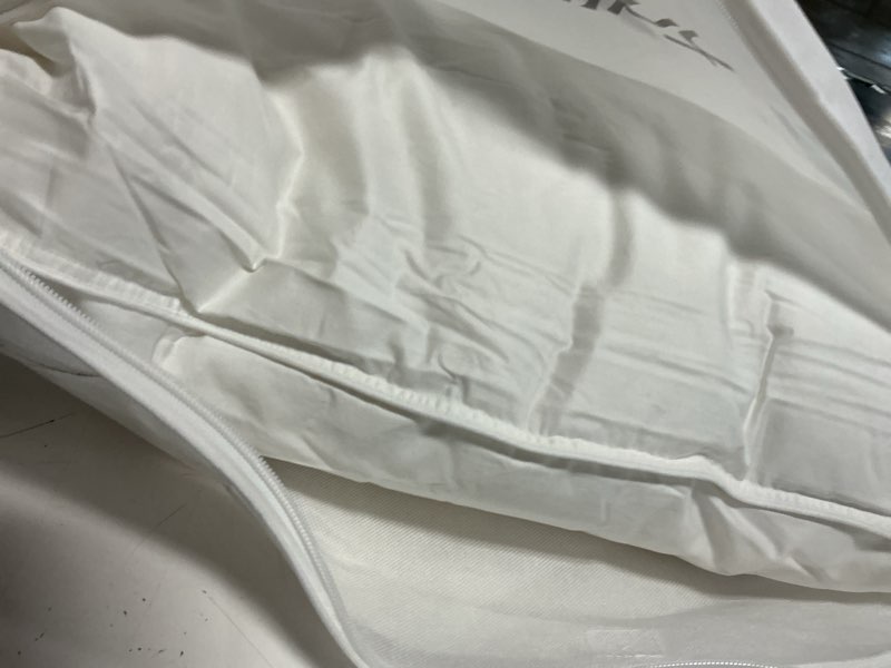 Condition photo showing Good Condition for quince luxe goose down pillow standard soft medium