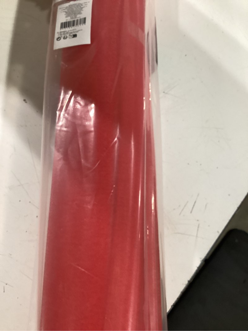 Condition photo showing New/Like New for juvale 3 ft x 100 ft red carpet runner for party decorations, wedding aisle, special events (40gsm thickness)