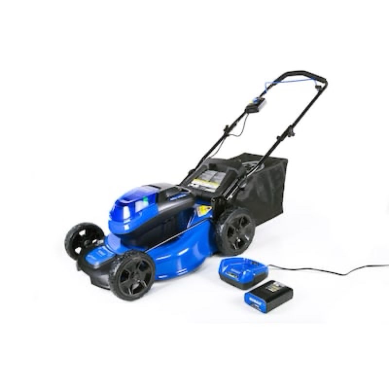 kobalt 40-volt , ( 1 ) 5 ah 20-in push battery walk mower , bagger included