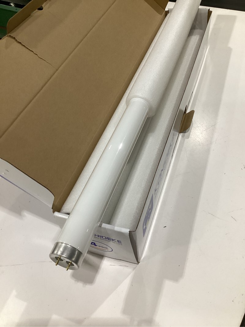 Condition photo showing Good Condition for f20t12/ww 20 watt soft warm white, t12 fluorescent tube light bulb 20w 24 inch, 2ft f20t12/dsw/rp replacement for f20t12 f20t12kb/eco/rvl f20t12kb/eco f20t12/spx30 1250lm g13 4 count 4pcs-t12-20w w/w