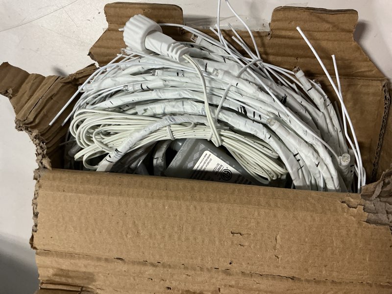 Condition photo showing New/Like New for lighted birch garland with timer 120 led, 9ft birch garland with lights remote control, pre-lit twig vine lights plug in for christmas fireplace home wall decoration indoor outdoor white birch