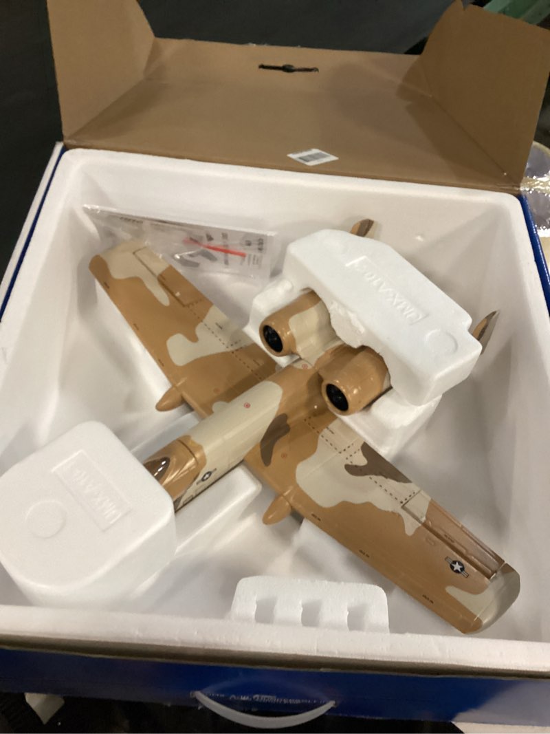 Condition photo showing As Is for E-flite RC Airplane UMX A-10 Thunderbolt II 30mm EDF BNF Basic Transmitter Battery and Charger not Included with AS3X and Safe Select 562mm EFLU6550