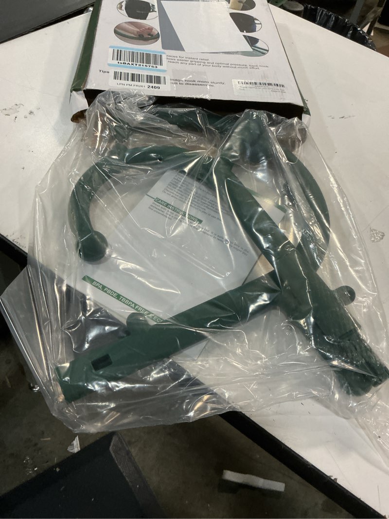 Condition photo showing Good Condition for shrdaepe massage trigger point cane, body deep tissue, handheld back, neck, shoulder, leg and feet massager rod, muscle release tool self massage hook cane gifts for women & men, green