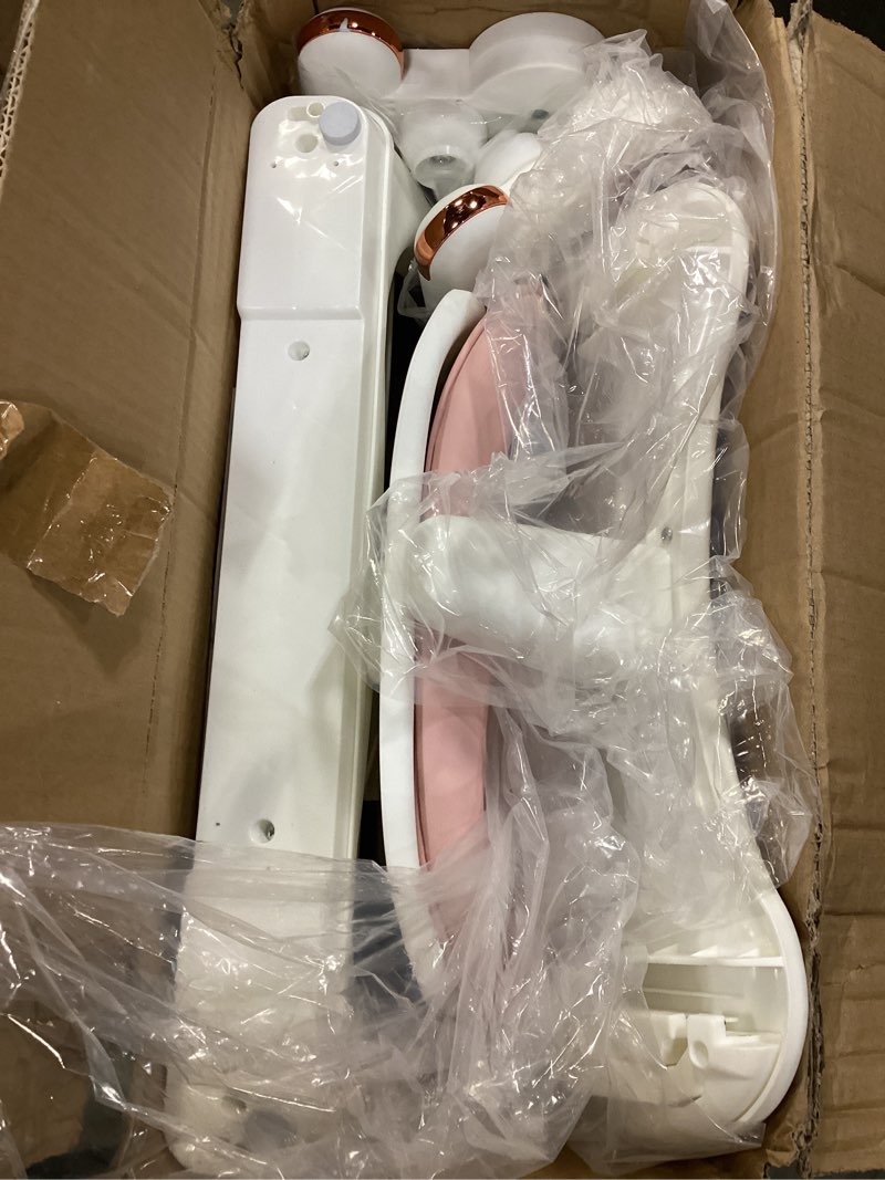 Condition photo showing Good Condition for 6-in-1 convertible high chair with rocker | baby high chair for newborn to toddler (0-3 years) | adjustable, foldable & easy-clean with dishwasher safe tray & tool-free assembly,pink (pink)