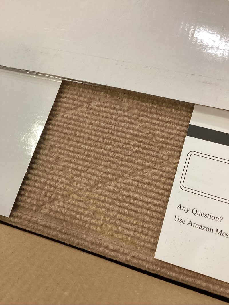 Condition photo showing Good Condition for stair treads for wooden steps, 15 pack 9" x 30" non slip carpet stair treads indoor with reusable adhesive for kids elders and dogs, surface polyester tpr backing stair runner rugs, beige 9" x 30" beige 15