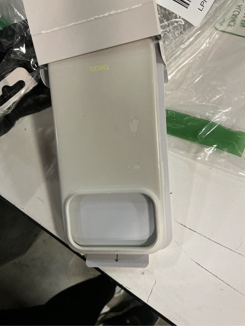 Condition photo showing As Is for Beats iPhone 17 Pro Case with MagSafe & Camera Control, Matte Finish, Microfiber Lining – Lime Stone iPhone 17 Pro Regular Lime Stone