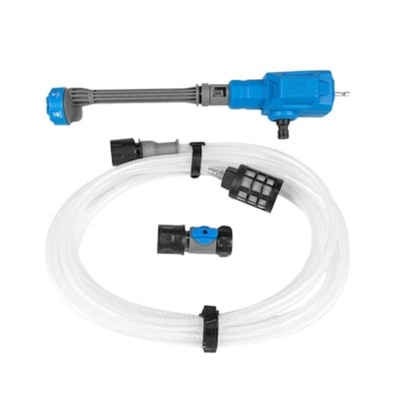 rotopower power cleaner drill attachment 500-psi 1-gpm cold water battery pressure washer with 1 spray tips