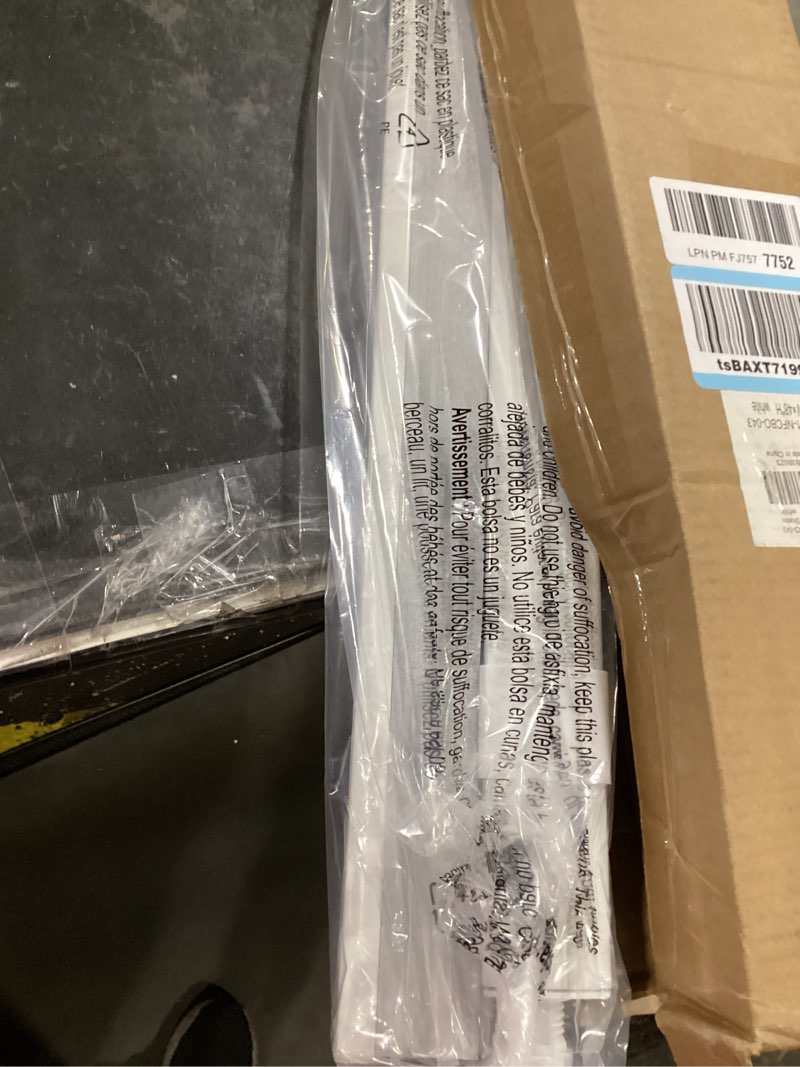 Condition photo showing New/Like New for lazblinds no tools no drill cordless cellular shades, blackout light blocking honeycomb shades for home, thermal insulation blinds for windows, 44" w x 48" h, white blackout-white 44" w x 48" h