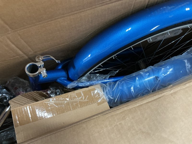 Condition photo showing Good Condition for hyper bicycle women s 26 in. beach cruiser  metallic blue